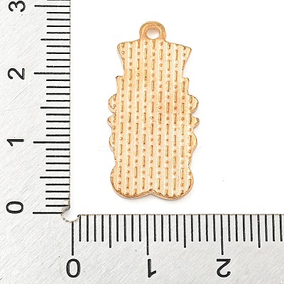 Christmas Theme Alloy Enamel Pendants ENAM-M221-01KCG-07-1