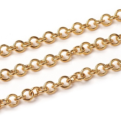 Ion Plating(IP) 304 Stainless Steel Rolo Chains CHS-E016-02A-G-1
