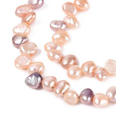 Natural Cultured Freshwater Pearl Beads Strands PEAR-N014-04P-1