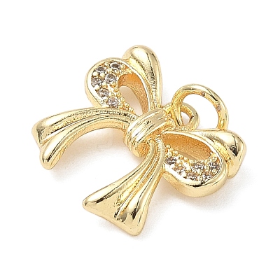 Brass Micro Pave Cubic Zirconia Pendants ZIRC-I356-05G-03-1