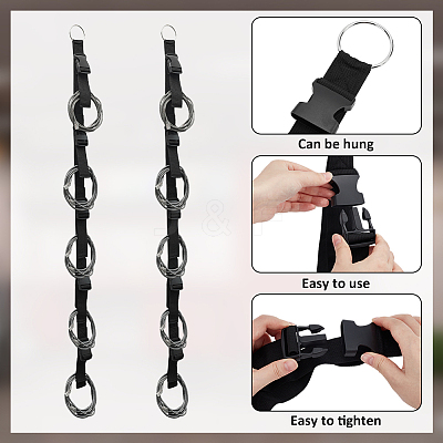 Multifunction PP Wire Storage Straps AJEW-WH0077-046-1
