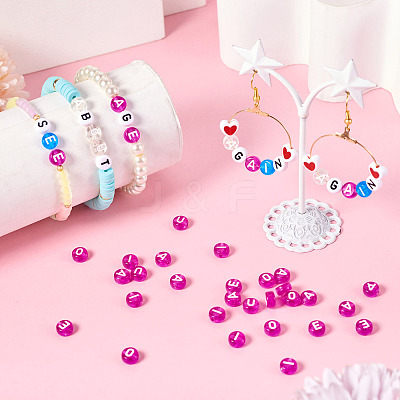 100Pcs 5 Styles Transparent Acrylic Beads OACR-TA0003-48A-1