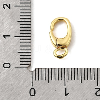 Brass Spring Gate Rings KK-I364-04G-02-1