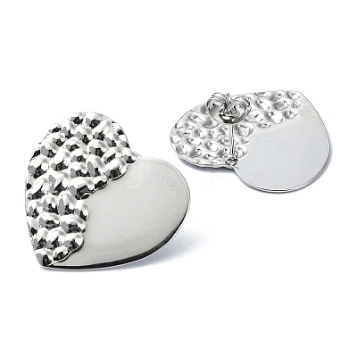 Tarnish Resistant 201 Stainless Steel Stud Earrings EJEW-K270-29P-1