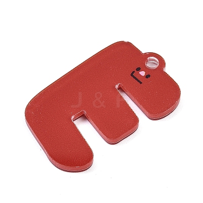 Acrylic Pendants MACR-R002-01E-1
