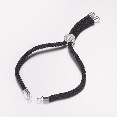 Nylon Twisted Cord Bracelet Making MAK-F019-04P-1