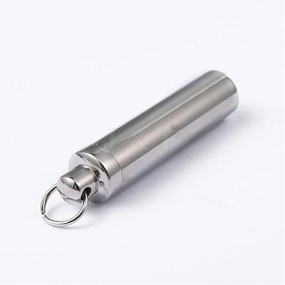 Tarnish Resistant 304 Stainless Steel Openable Pendants STAS-M273-06P-1