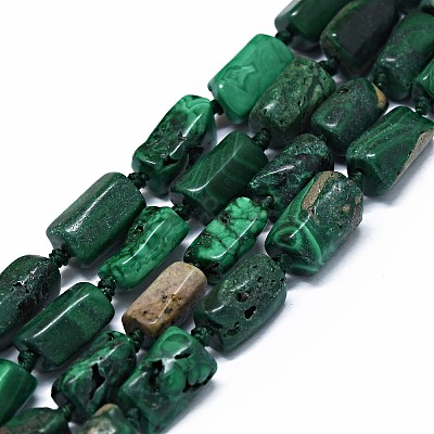 Natural Malachite Beads Strands G-O170-112-1