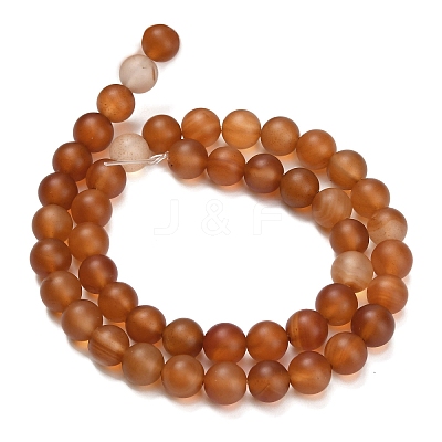 Natural Carnelian Beads Strands LS-G-L642-G01-8mm-1