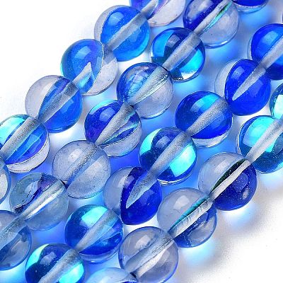 Transparent Glass Beads GLAA-B022-8mm-12-1