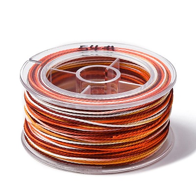 Segment Dyed Waxed Polyester Cord YC-C003-02D-1