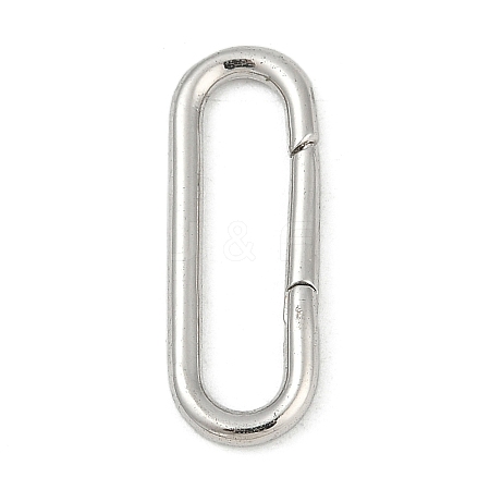 Brass Spring Gate Rings KK-S527-01P-A-1