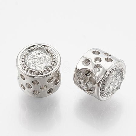 Alloy RhinestoneEuropean Beads PALLOY-S091-02A-1