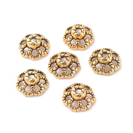 Tibetan Style Bead Caps GLF0761Y-1