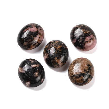 Natural Rhodonite Cabochons G-B085-06A-01-1