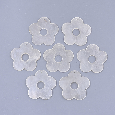 Capiz Shell Pendants SHEL-S276-21-1