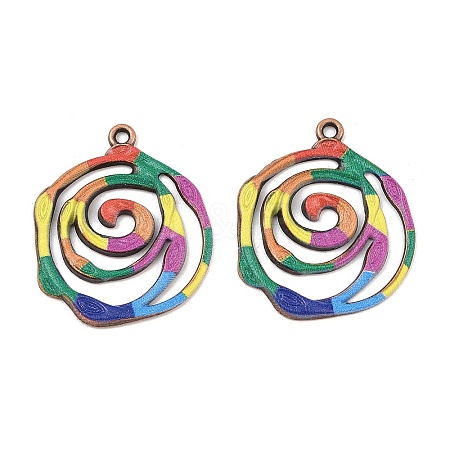 Tibetan Style Alloy Pendants AL-CBA606A-05-1