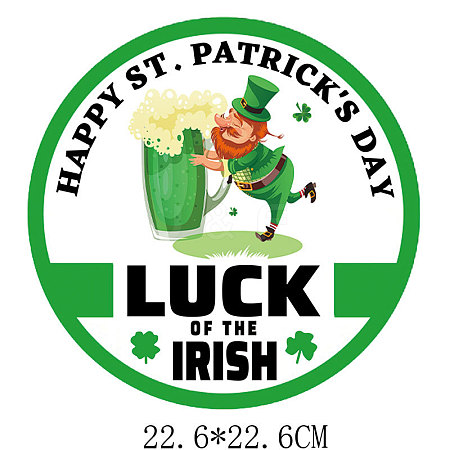 Saint Patrick's Day Theme PET Sublimation Stickers PW-WG82990-03-1