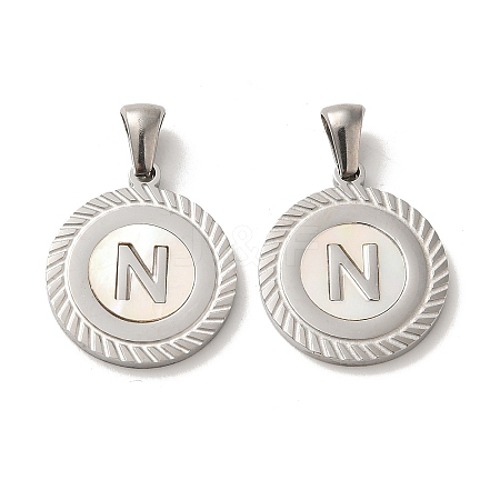 304 Stainless Steel Pendants STAS-I204-N-P-1
