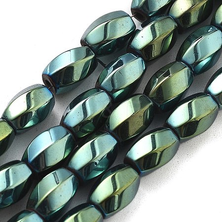 Electroplated Synthetic Non-magnetic Hematite Beads Strands G-P545-G02-02H-1