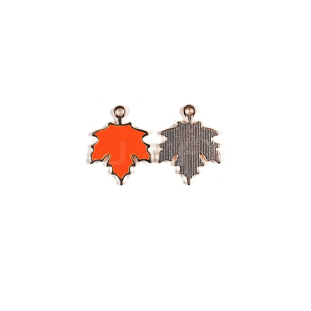 Thanksgiving Theme Alloy Enamel Pendants THXG-PW0001-021C-1