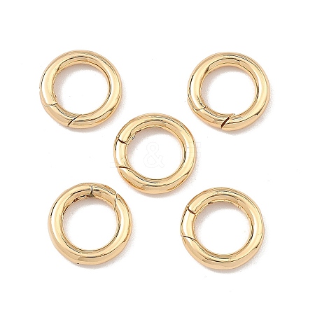 SHEGRACE Brass Spring Gate Rings XGRQ58246-763G-1