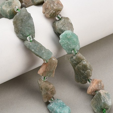 Natural Amazonite Beads Strands GG-CBA0B77-A25-03-1