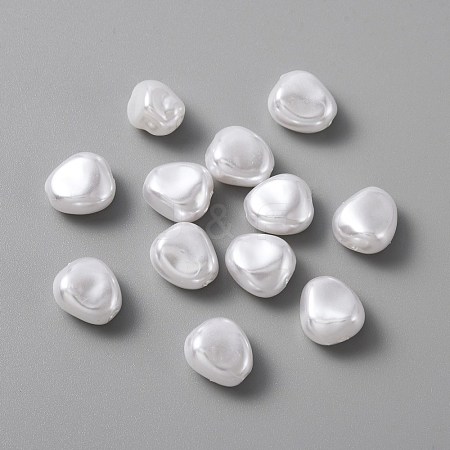 ABS Plastic Imitation Pearl  Beads KY-WH0036-30-1