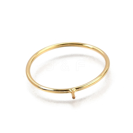 1/20 Yellow Gold Filled Stackable Rings Settings with Peg KK-Z116-01G-02-1