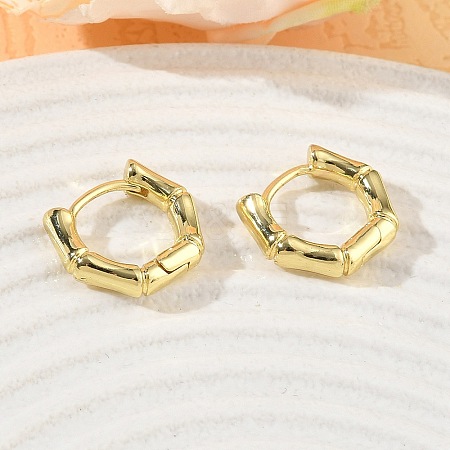 Brass Hoop Earrings KK-CBA98BA-11G-1