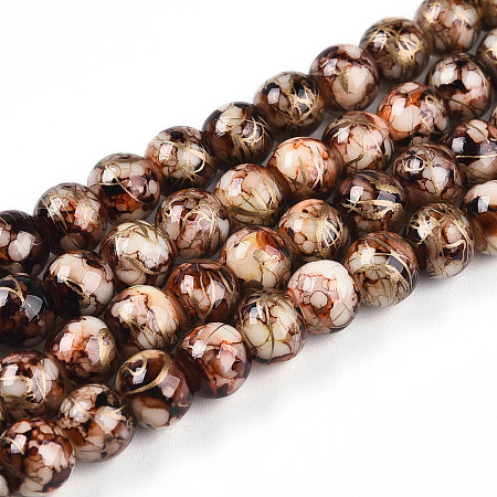 Baking Paint Glass Beads X1-DGLA-N003-6mm-B06-1