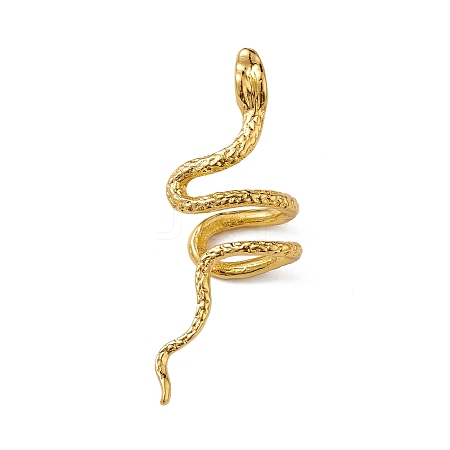 Alloy Snake Cuff Earrings EJEW-L263-01G-1