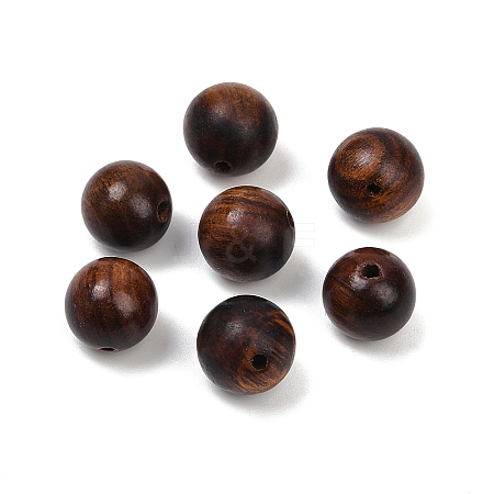 Natural Wood Beads WOOD-S666-10mm-03-1