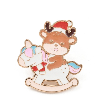 Christmas Enamel Pins JEWB-F041-01D-1