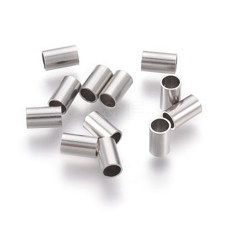 Tarnish Resistant 304 Stainless Steel Tube Beads STAS-E454-30P-1