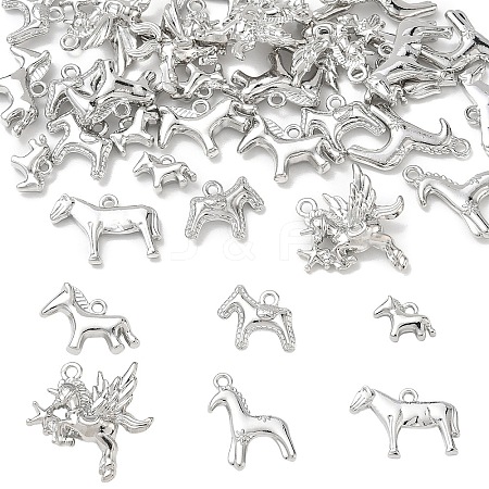 30Pcs 6 Styles Alloy Pendants FIND-YW0012-69-1
