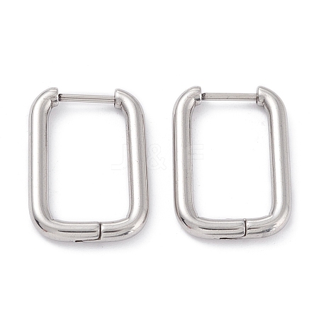 Tarnish Resistant 201 Stainless Steel Hoop Earrings STAS-D451-35P-1