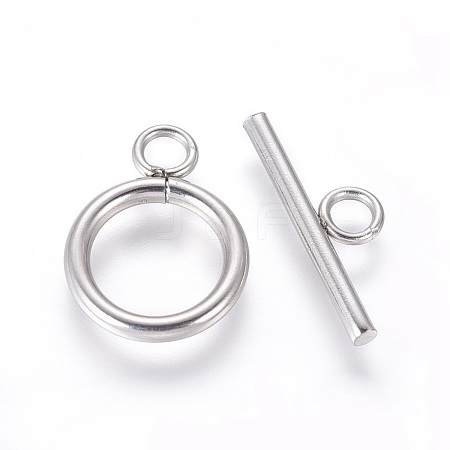 304 Stainless Steel Toggle Clasps STAS-G204-01C-P-1