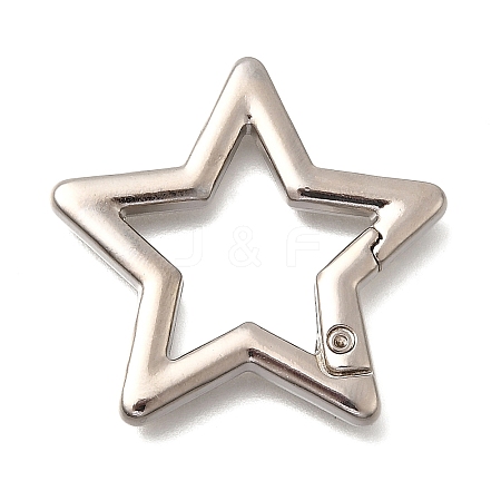 Zinc Alloy Spring Gate Rings FIND-H050-01C-P-1