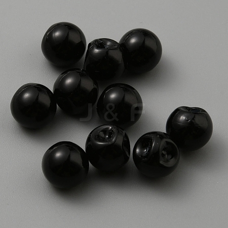 Resin Imitation Pearl Buttons LS-RESI-WH0034-38A-1