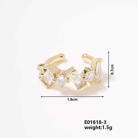 Fashionable European and American style zircon earrings for women MT8836-3-1
