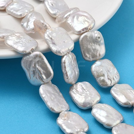 Natural Baroque Keshi Pearl Beads Strands PEAR-P064-01C-09A-1