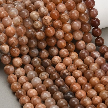 Natural Sunstone Beads Strands GG-CBA15F7-10mm-1