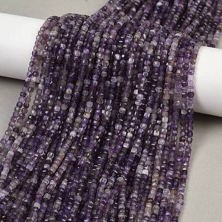 Natural Amethyst Beads Strands G-RM2025-C41-B-1