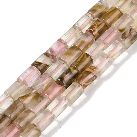 Tigerskin Glass Beads Strands G-C128-A20-01-1