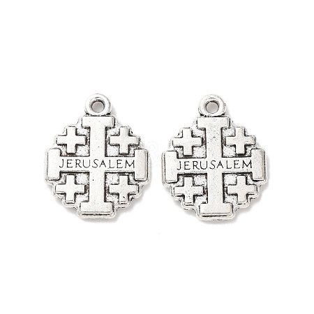 Tibetan Style Alloy Pendants FIND-G105-01AS-1
