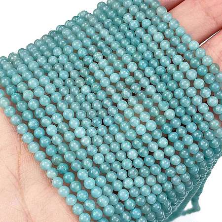 Natural Amazonite Beads Strands G-M438-A07-01-1