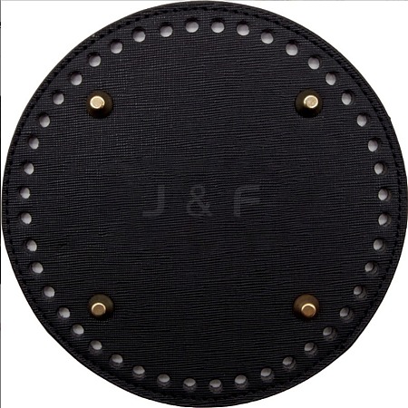 PU Leather Bag Bottom FIND-WH0061-43-1