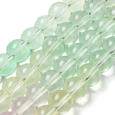 Baking Painted Transparent Glass Beads X1-DGLA-M001-10mm-01-1