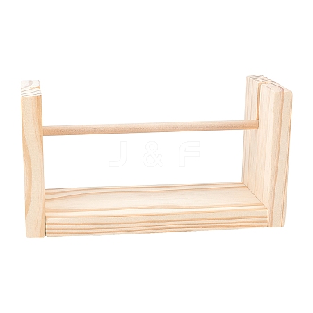 Wooden Weaving Loom Roller Frames DIY-WH0183-23-1